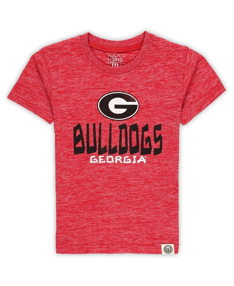 Wes & Willy 2-Piece Toddler Georgia Bulldogs Cloudy Yarn T-Shirt and Shorts Set