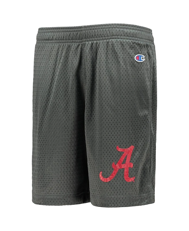 Champion Big Boys and Girls Charcoal Alabama Crimson Tide Classic Mesh Shorts