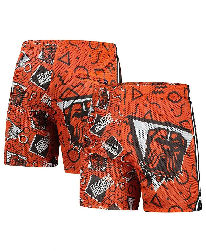Chubbie's Men's Orange Cleveland Browns Mesh Shorts