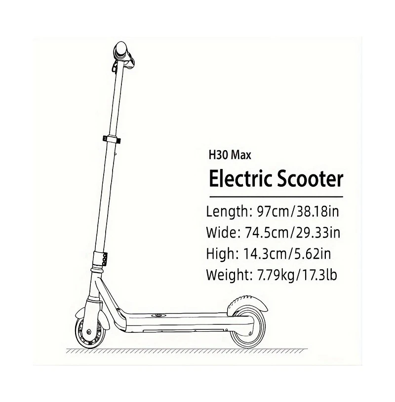 Kids' Electric Scooter with Led Display, 150W High-Power Motor, Dual Brake System