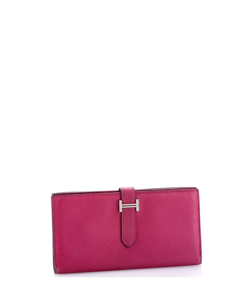 Pre-Owned Hermes Long Bearn Wallet Epsom