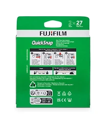 Fujifilm QuickSnap Flash 400 35mm Single-Use Disposable Camera with Flash, 27 Exposures, 2-Pack