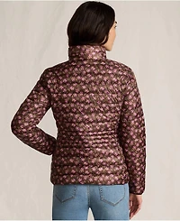 Lands' End Women's Wanderweight Packable Print Down Jacket