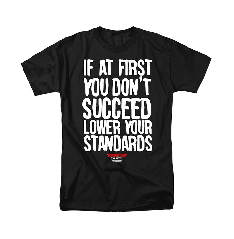 Logovision Men's Tommy Boy Lower Your Standards T Shirt