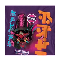 Logovision Men's Magic The Gathering Neon Dynasty Kanji Mask T Shirt