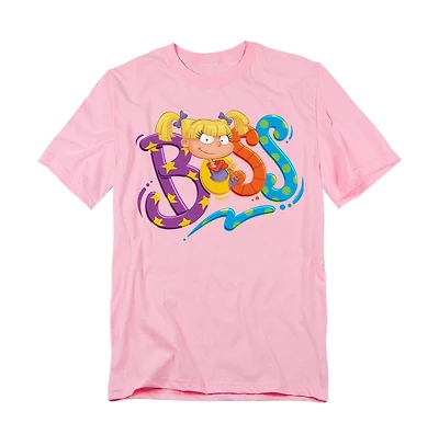 Logovision Men's Rugrats Angelica is Boss T Shirt