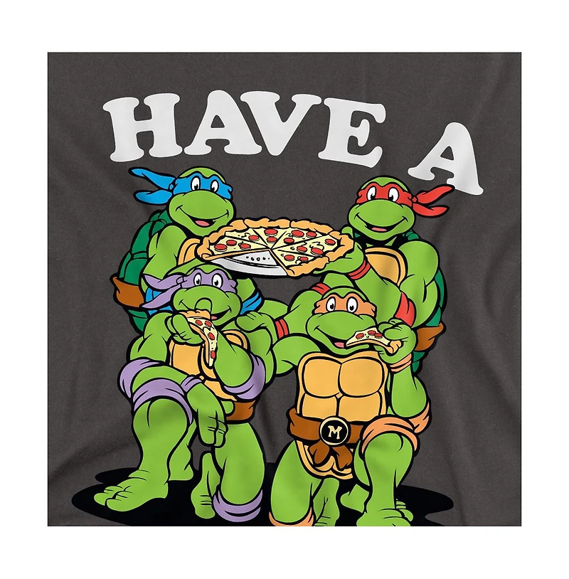 Logovision Men's Classic Tmnt Teenage Mutant Ninja Turtles Have A Slice Day T Shirt