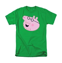 Logovision Men's Peppa Pig Daddy Face T Shirt