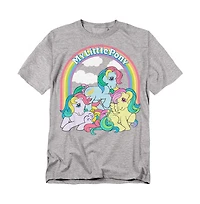 Logovision Men's My Little Pony Retro Under The Rainbow T Shirt