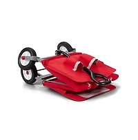 Radio Flyer All Terrain 3-in-1 Off Road Ez Fold Wagon for Kids and Cargo, Red
