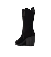 Women's Italian Western Suede Booties Refresh Collection By Xti