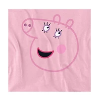 Logovision Men's Peppa Pig Pink Out Mummy Face T Shirt