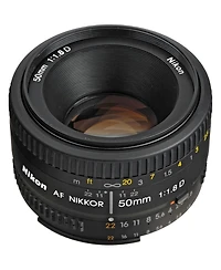 Nikon 50mm f/1.8D Af Nikkor Lens, Bundle with ProOptic 52mm Uv Filter, Lens Cap Tether, Lens Cleaning Kit