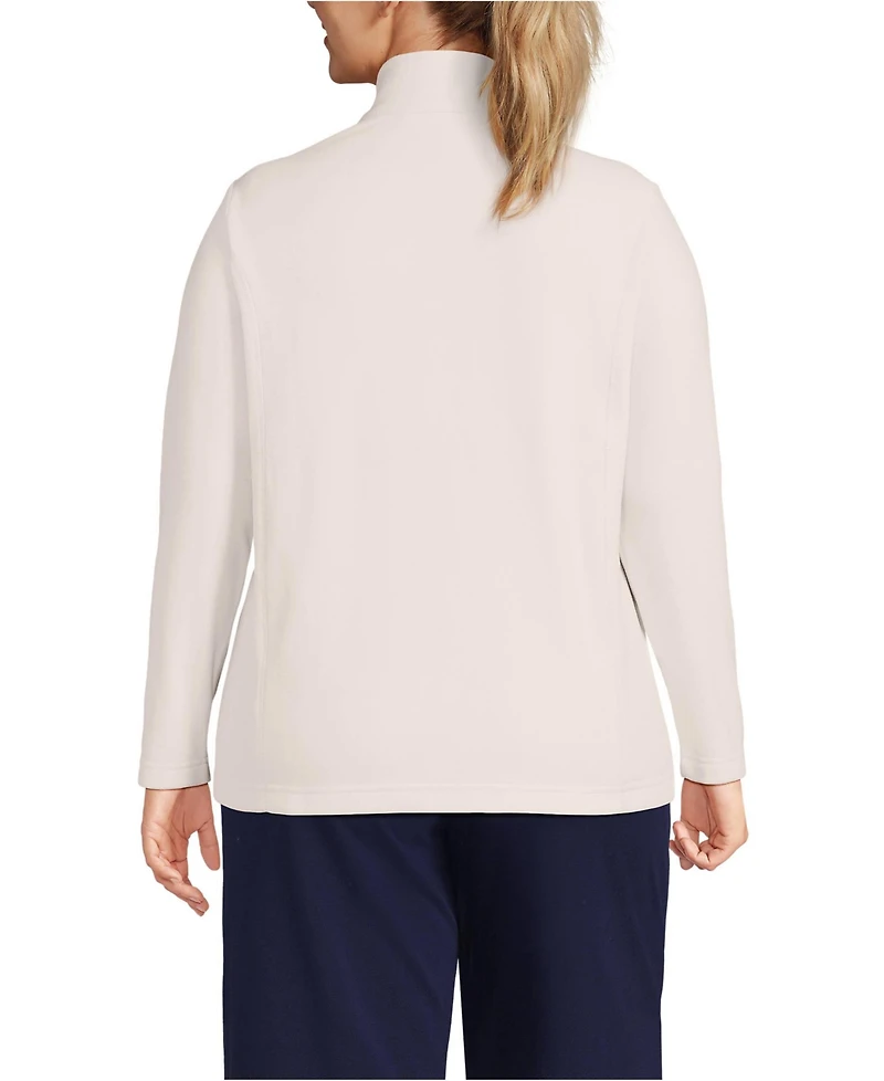 Lands' End Plus Anyweather Fleece Full Zip Jacket