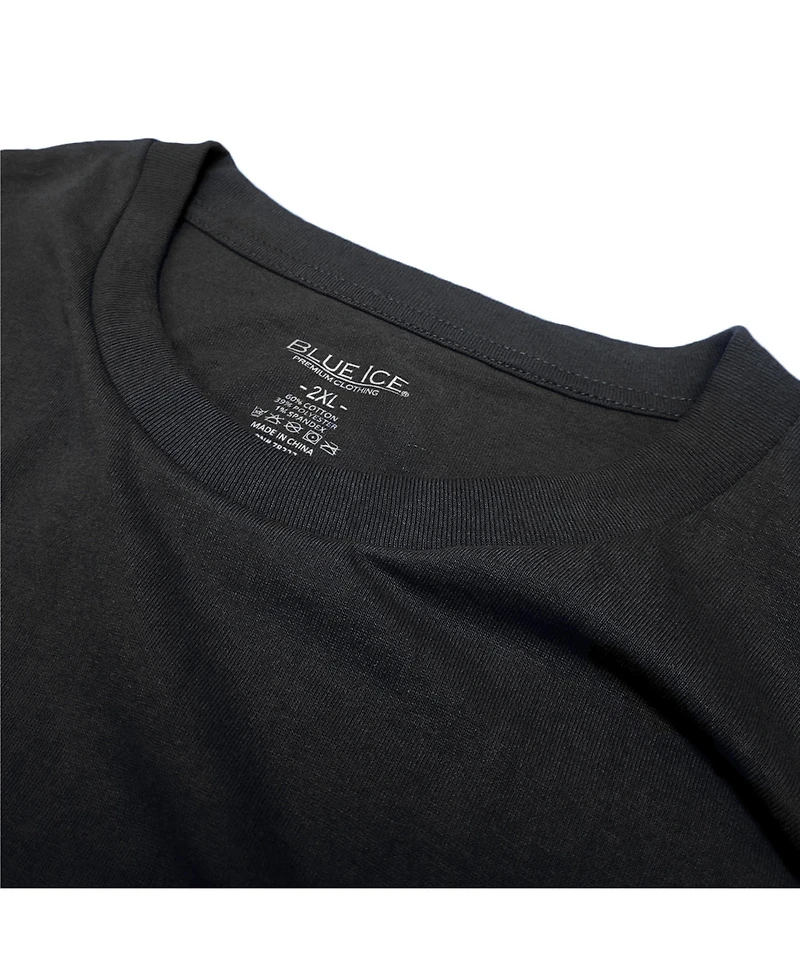 Blue Ice Women's Loose Fitting Short Sleeve Crew Neck Tee- 3 Pack