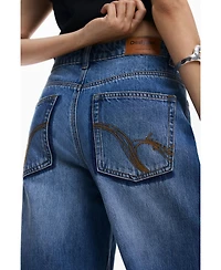 Desigual Women's Baggy jeans with seams