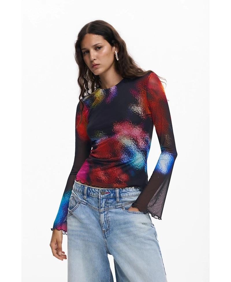 Desigual Women's T-shirt designed by M. Christian Lacroix