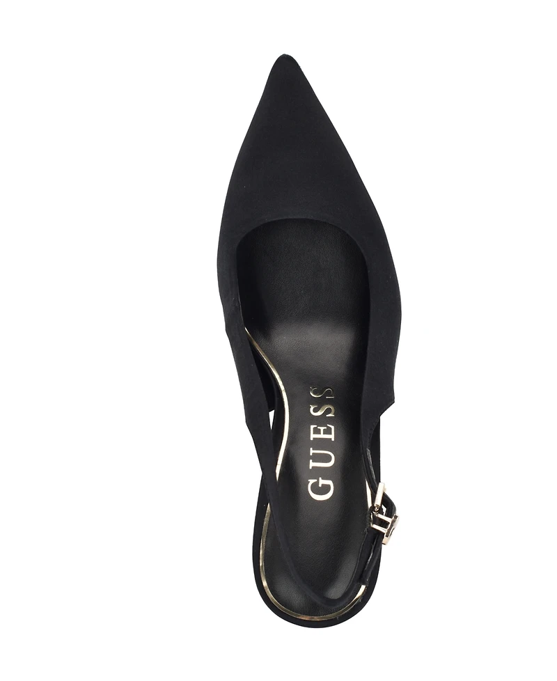 Guess Women's Princelsa Pointed Toe Slingback Pumps