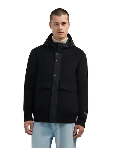 Pajar Men's Men s Hader Wool Blend Bomber Jacket with Removable Hooded Bib