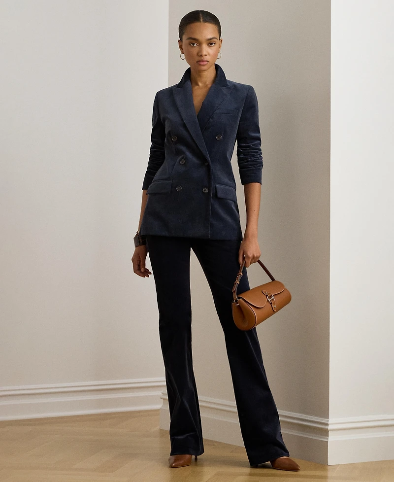 Lauren Ralph Women's Double-Breasted Corduroy Blazer