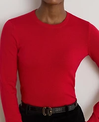 Lauren Ralph Women's Cotton-Blend Sweater