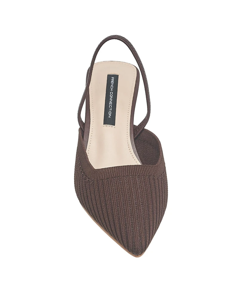 French Connection Ladies Coco Slingback Kitten Heel