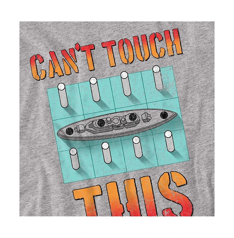 Logovision Men's Battleship Can't Touch This Ship T Shirt