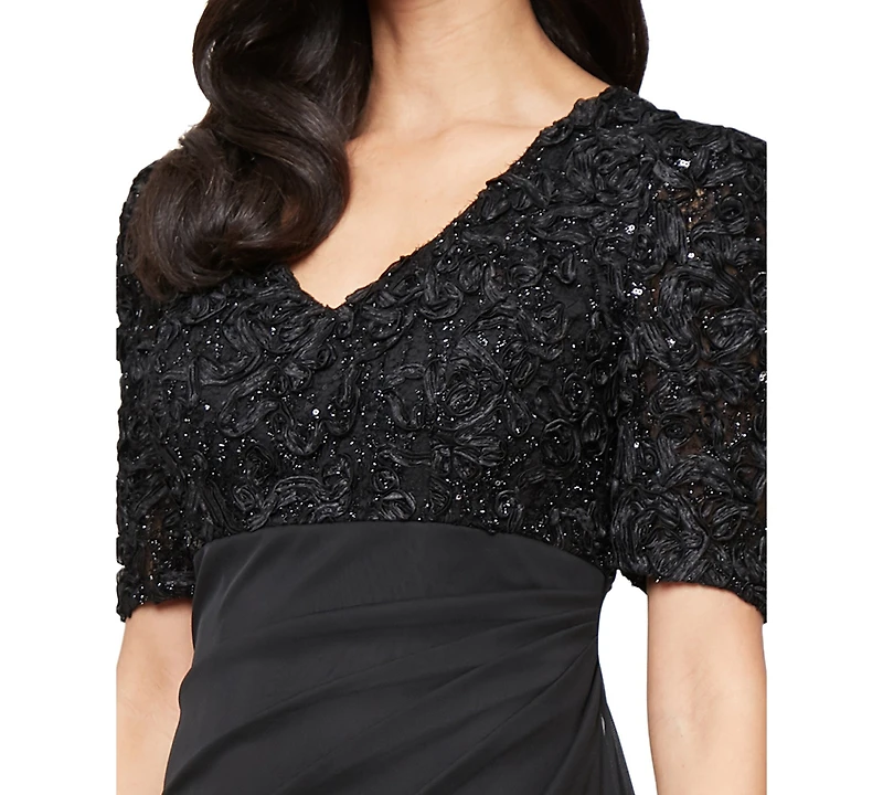 Alex Evenings Petite Empire Waist Dress