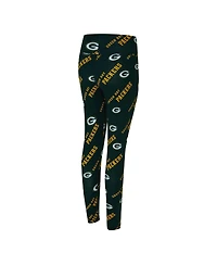 Concepts Sport Women's Green Bay Packers Mosaic Allover Print Leggings