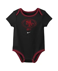Nike Baby Boys and Girls 3-Pack Brock Purdy San Francisco 49ers Name Number Bodysuit Set