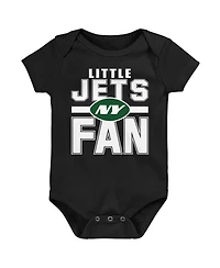 Outerstuff Newborn 3-Piece New York Jets Little Tike Bodysuit Set