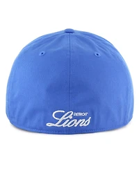 '47 Brand Men's Blue Detroit Lions Foundational Franchise Fitted Hat