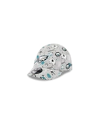 New Era Baby Boys and Girls Gray Philadelphia Eagles Animal 9TWENTY Adjustable Hat