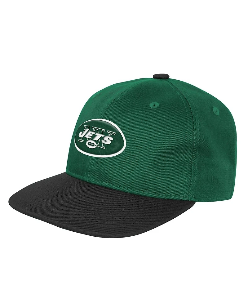 Outerstuff Big Boys and Girls Green New York Jets True Retro Adjustable Hat