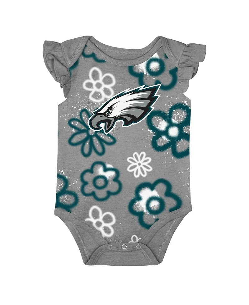 Outerstuff Baby Girls 2-Piece Philadelphia Eagles The Sunshine Bodysuit Set