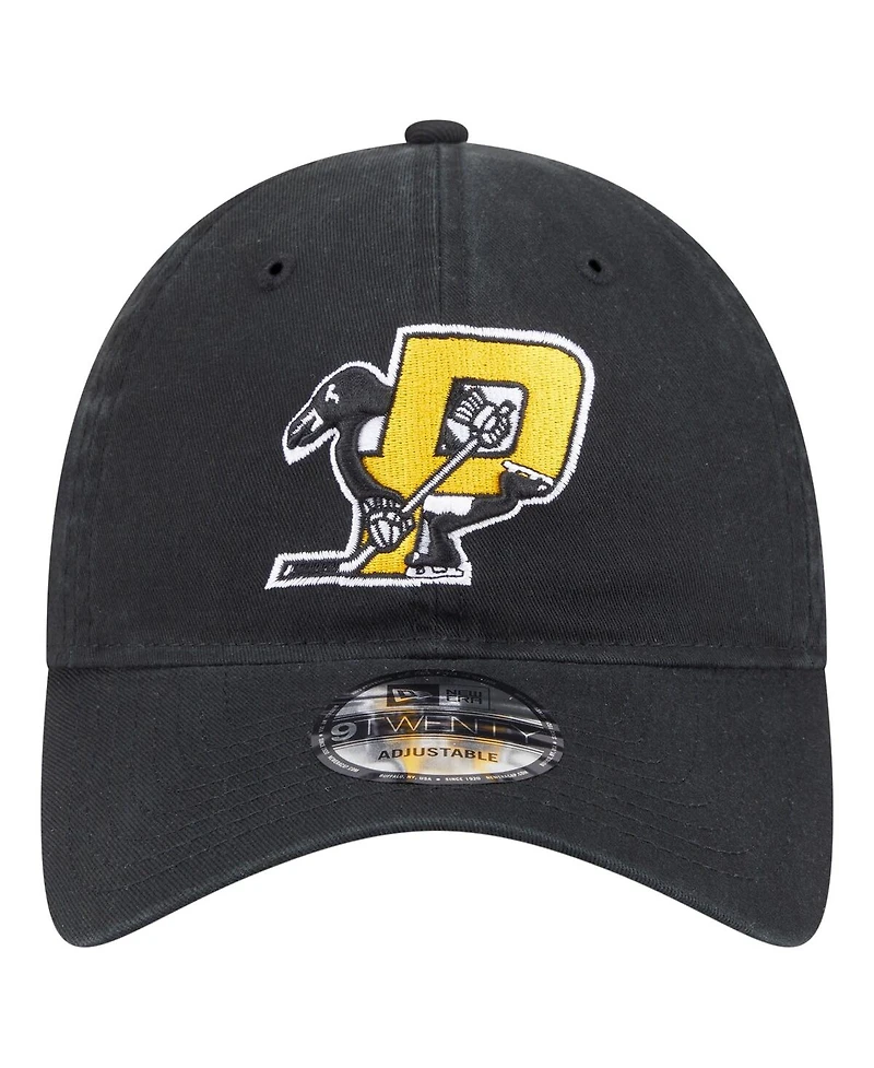 New Era Men's Black Pittsburgh Penguins Deceptor 9TWENTY Adjustable Hat