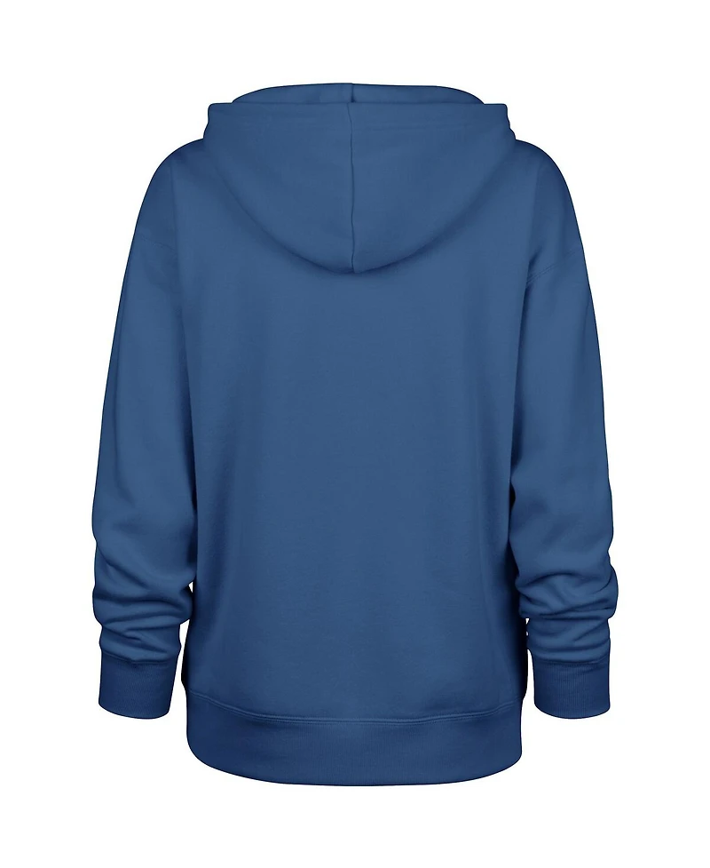 '47 Brand Women's Blue Detroit Lions Whirlwind Naomi Pullover Hoodie