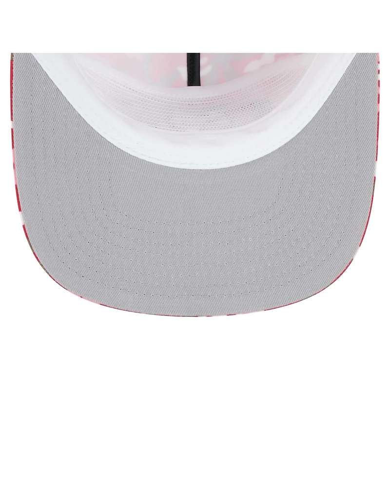 New Era Men's Scarlet San Francisco 49ers Wakey Wakey Golfer Snapback Hat