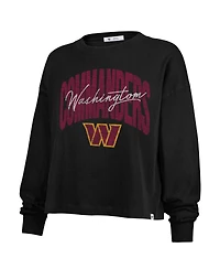 '47 Brand Women's Black Washington Commanders Plus Muse Sydney Long Sleeve T-Shirt