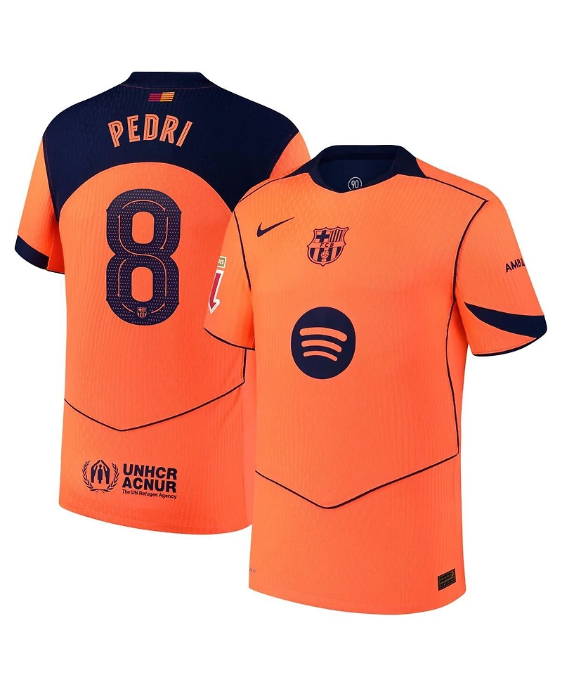 Nike Men's Pedri Orange Barcelona 2025/26 Third Authentic Player Jersey