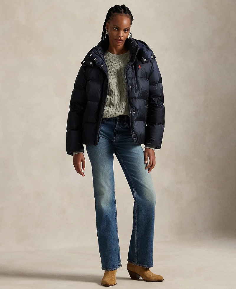 Polo Ralph Lauren Women's Water-Resistant Long Sleeve Quilt Jacket