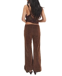Free People Women's Glow Up Wide-Leg Pull-On Pants