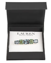 Lauren Ralph Lauren Epoxy Multi-Stone Gold-Tone Pin