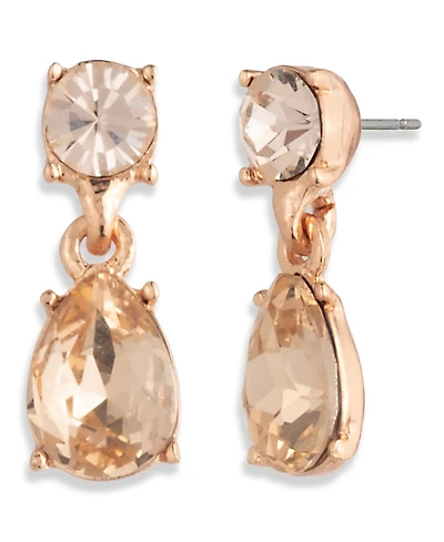 Givenchy Glass Stone Drop Earrings