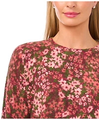 CeCe Women's Long Sleeve Pull-On Sweater