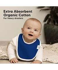 KeaBabies 8pk Baby Bibs for Boy, Drool Bib Boys and Girls, Infant Teething