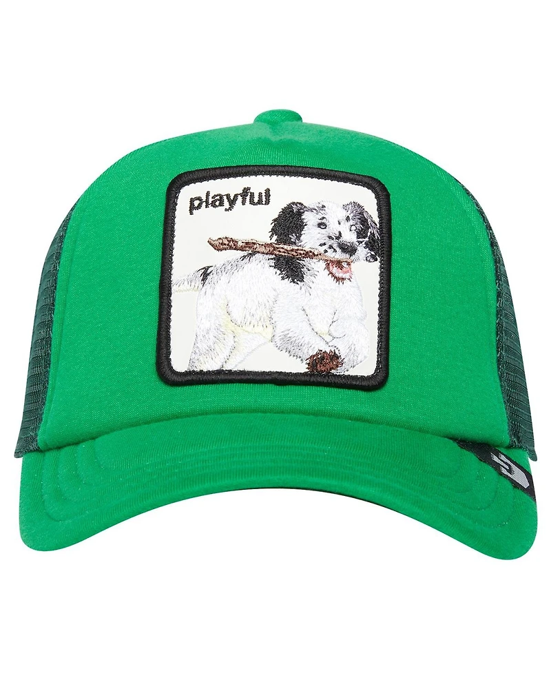 Goorin Bros. Big Boys and Girls Kelly Green Playtime Trucker Adjustable Hat