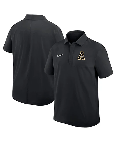 Nike Men's Black Appalachian State Mountaineers 2025 Sideline Dri-fit Polo Shirt