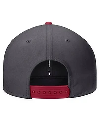 Nike Men's Anthracite Washington State Cougars Vintage Script Pro Dri-fit Snapback Hat