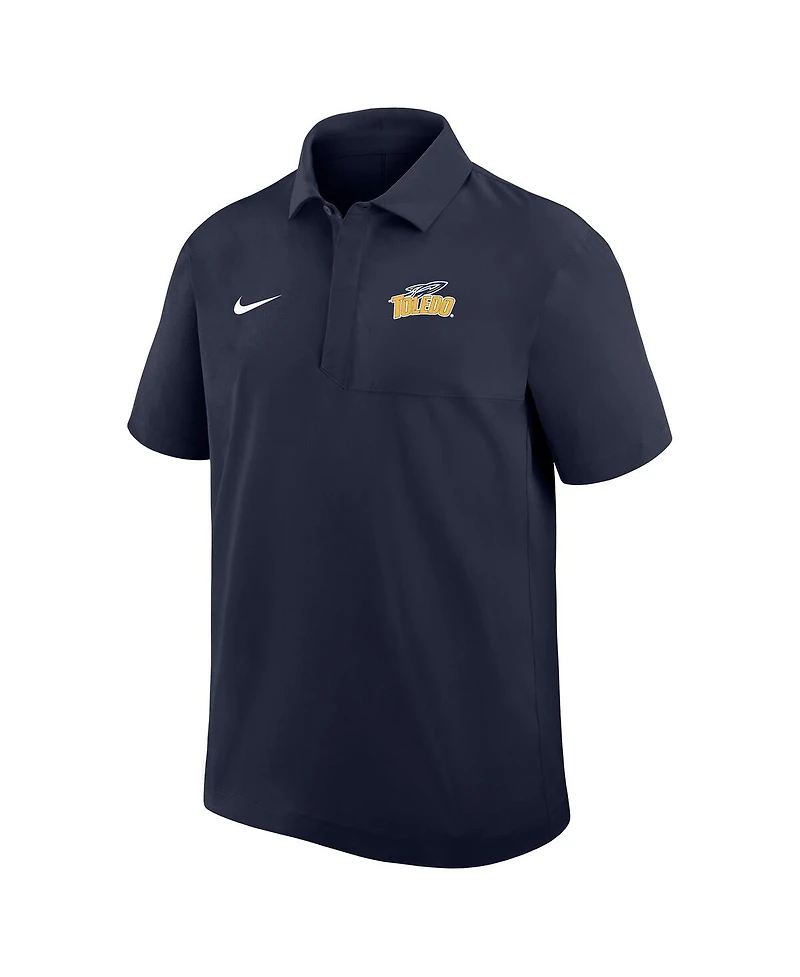 Nike Men's Navy Toledo Rockets 2025 Sideline Dri-fit Polo Shirt